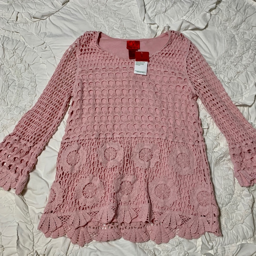 Pink blouse NWT
